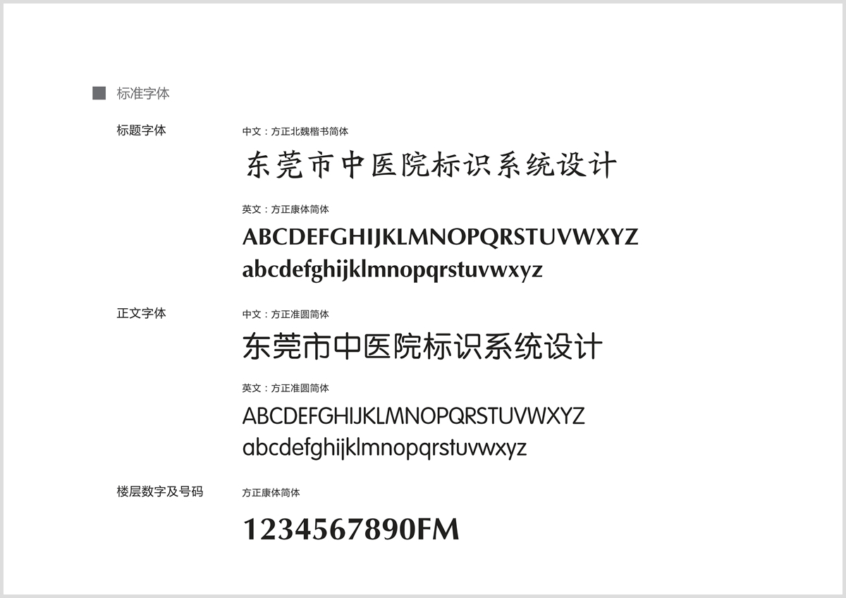 东莞中医院整体导视系统设计